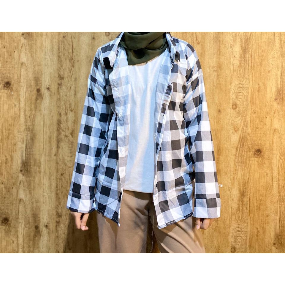 FC KEMEJA KOTAK KOTAK OVERSIZE