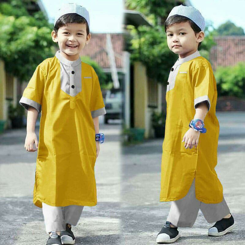 Setelan Ringgo - Pakaian Anak - Setelan Anak Laki-Laki Terbaru - Baju Koko Anak Cowok