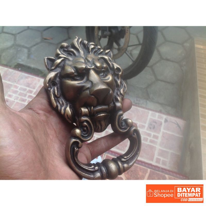 Door knocker / ketukan pintu motif singa 05 Termurah