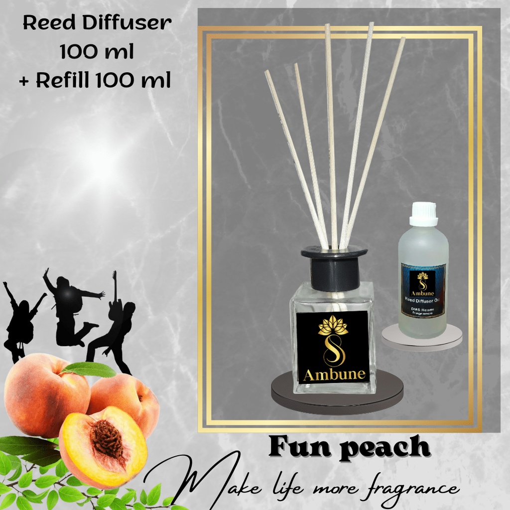 Reed Diffuser Fun Peach 100 ml Ambune