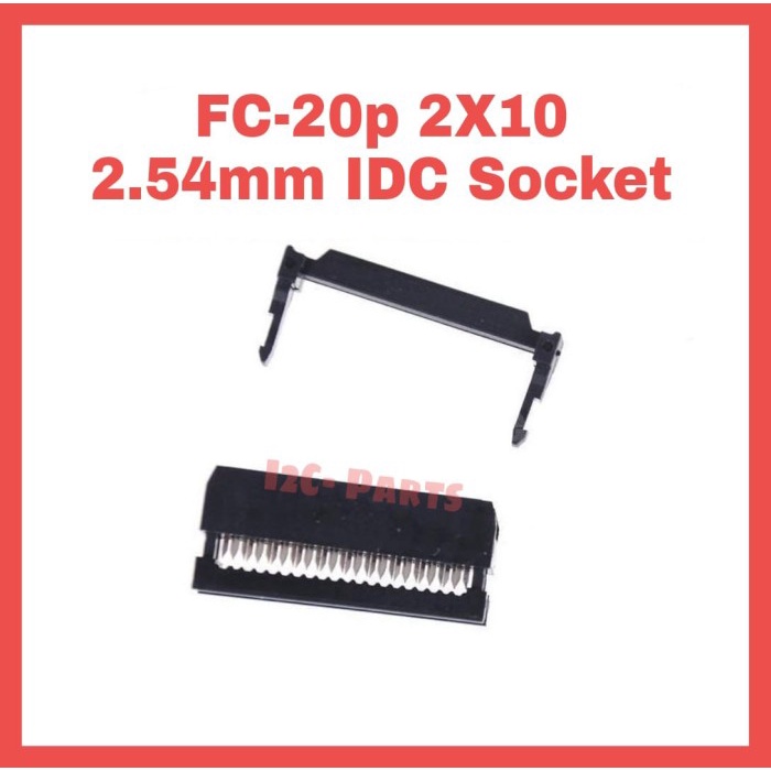 FC-20P Socket FC3-20P Soket ISP 20 Pin Konektor IDC 2x10 20P Female