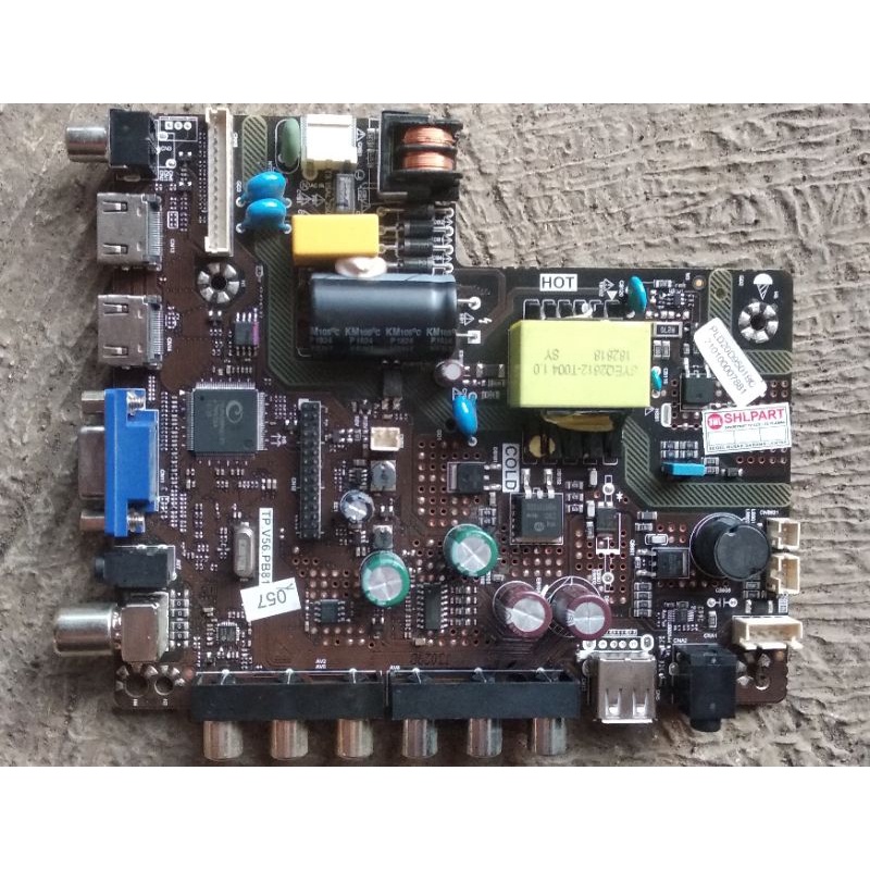 MAINBOARD PSU PLD20D9501 MESIN TV LED POLYTRON PLD20D9501B PLD20D9501BC PLD 20D9501