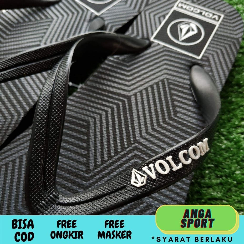 SANDAL PRIA VOLCOM /  SANDAL JEPIT COWOK / SENDAL SANTAI ABG / SANDAL BRANDED / SENDAL SURFING