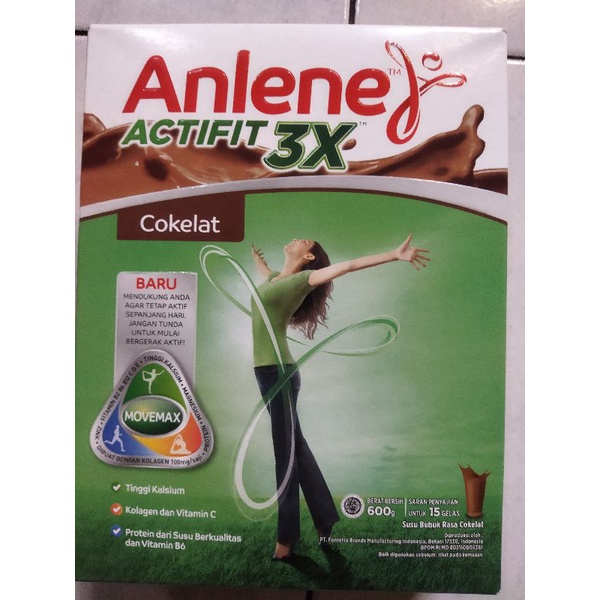 

Anlene actifit vanila coklat 600/590 gram