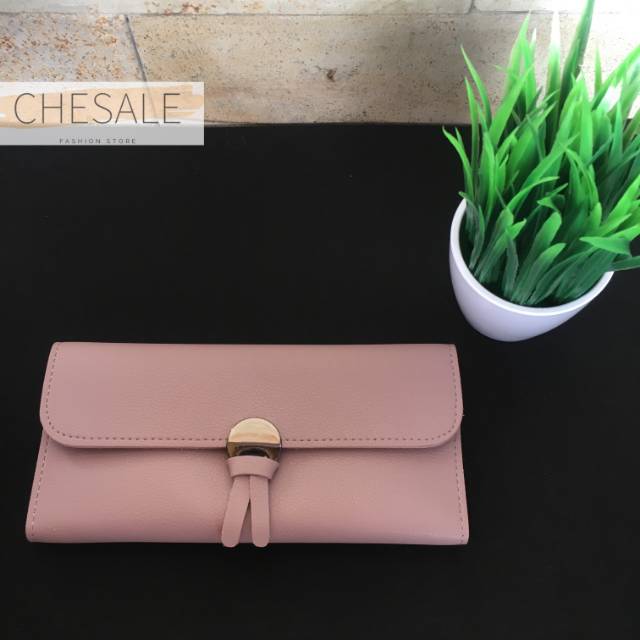 Chesale - Dompet wanita panjang dompet murah import dompet wanita bahan miniso
