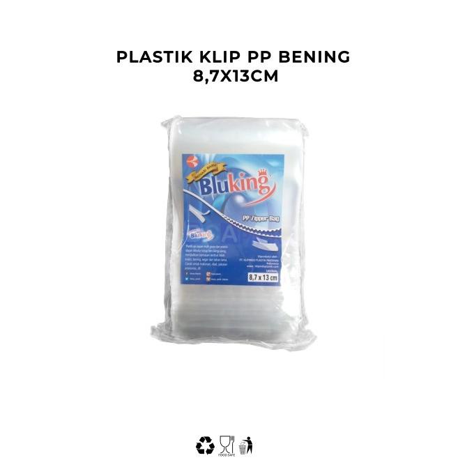 PLASTIK KLIP PP BENING 8,7X13CM - 8,7 X 13 CM TEBAL 50 MICRON 100PCS