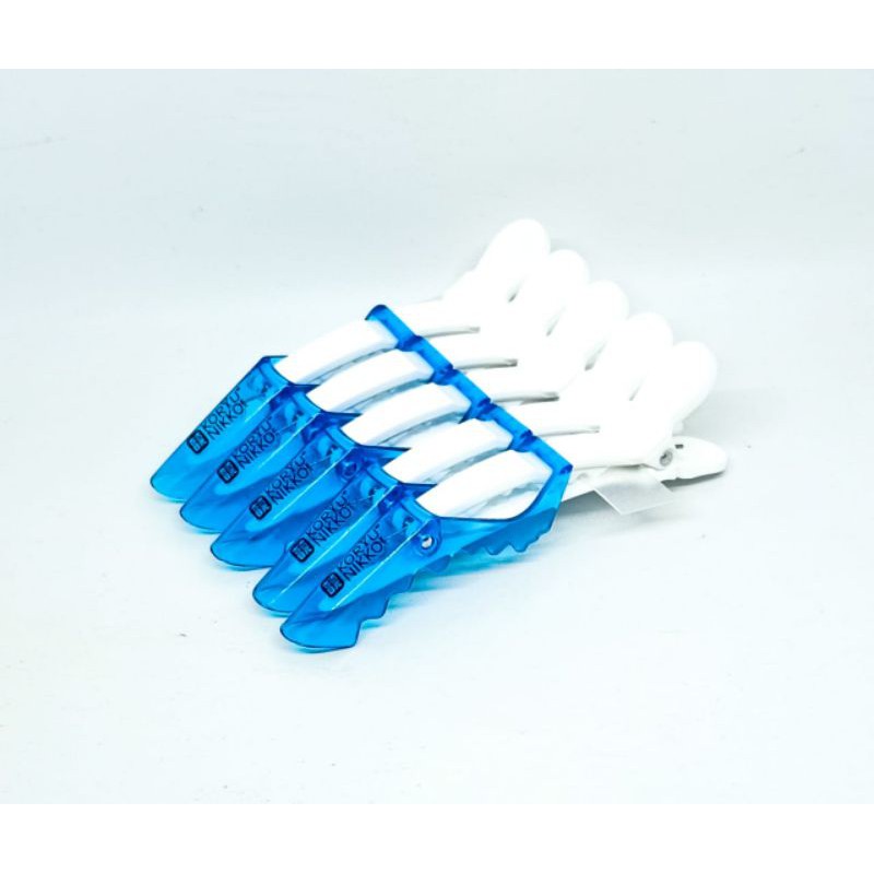 Koryu nikko Jepit Rambut Buaya Alligator Clip Isi 5 Pcs