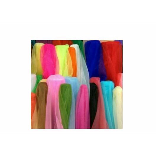 BEST SELLER kain tulle per roll tille tule tile lace boneka bulu kebaya meter TERLARIS