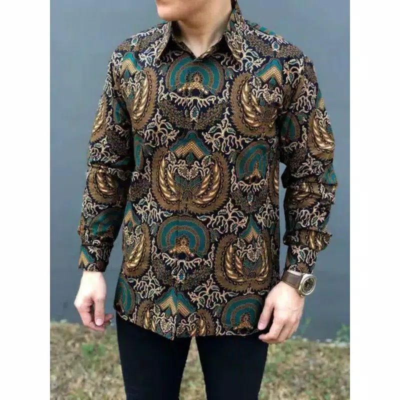 Sale Batik Pria Modern Full Furing Lengan Panjang Pendek Asli Solo - Baju Batik Pria Seragam ZnNGWZJi11KWbDB