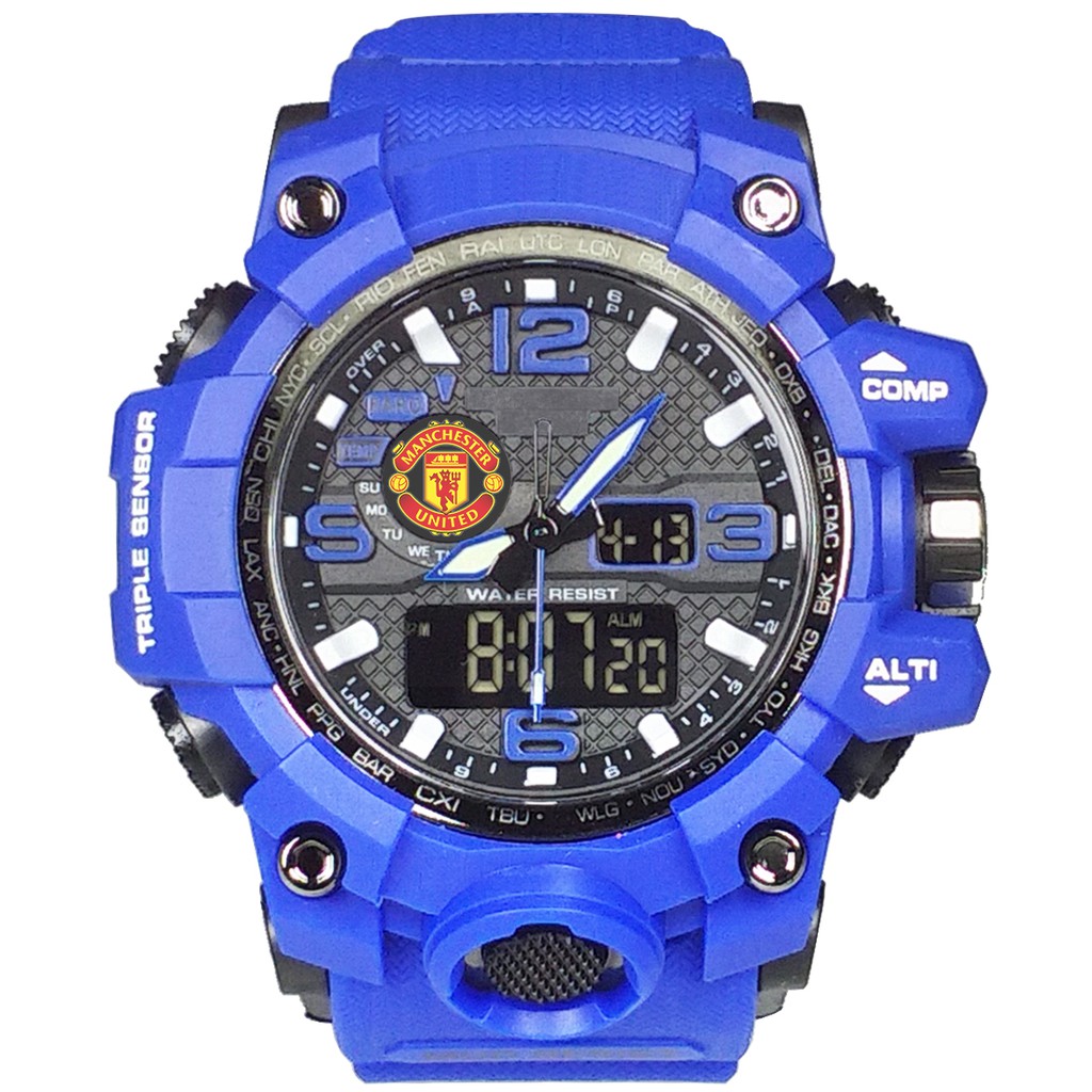 (Istimewa Bossque) Jam MU Double Time Full Biru (Exclusive)