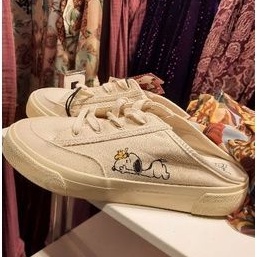 JASTIP ZARA SHOES SNOOPY Belakang Terbuka