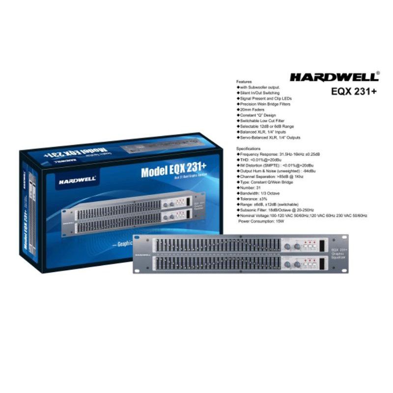 EQualiser Hardwell EQX 231+ ORIGINAL