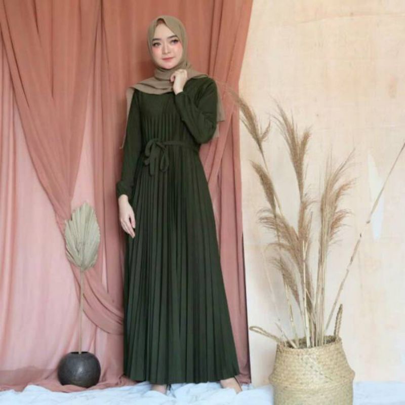 GAMIS PLISKET PREMIUM / GAMIS PLISKET MURAH / GAMIS KEKINIAN / GAMIS MURAH / GAMIS PREMIUM