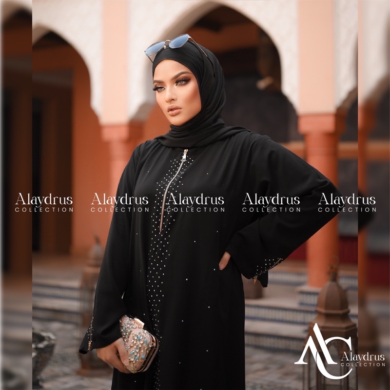 New Abaya Dress Maxi Arab Saudi Bordir Zephy Turki Umroh Dubai Turkey By AlaydrusCollection 412