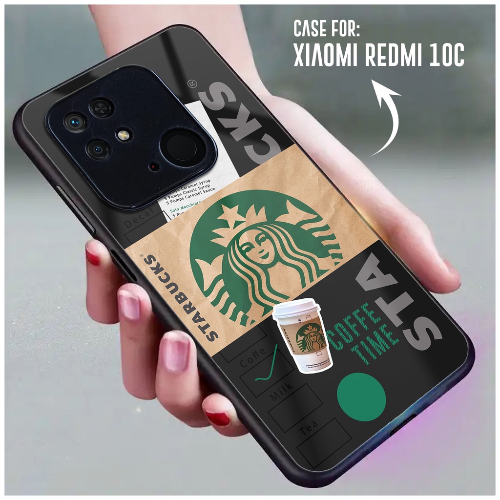 Case XIAOMI REDMI 10C  - Casing REDMI 10C Terbaru [ STARBUCKS ] Silikon REDMI 10C - Case Hp REDMI 10