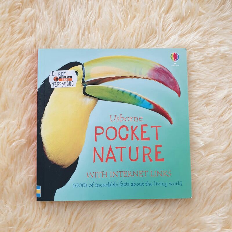 Buku anak BBW Hewan Alam Tanaman USBORNE Pocket Nature