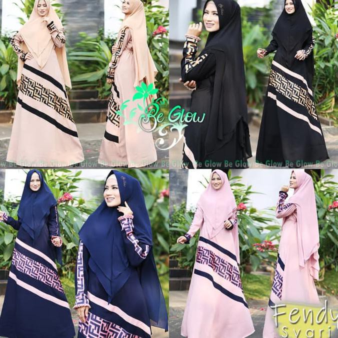 New Gamis syari fendi be glow -