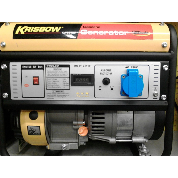 freeongkir Genset Krisbow 4 tak 1200 watt gratisongkir