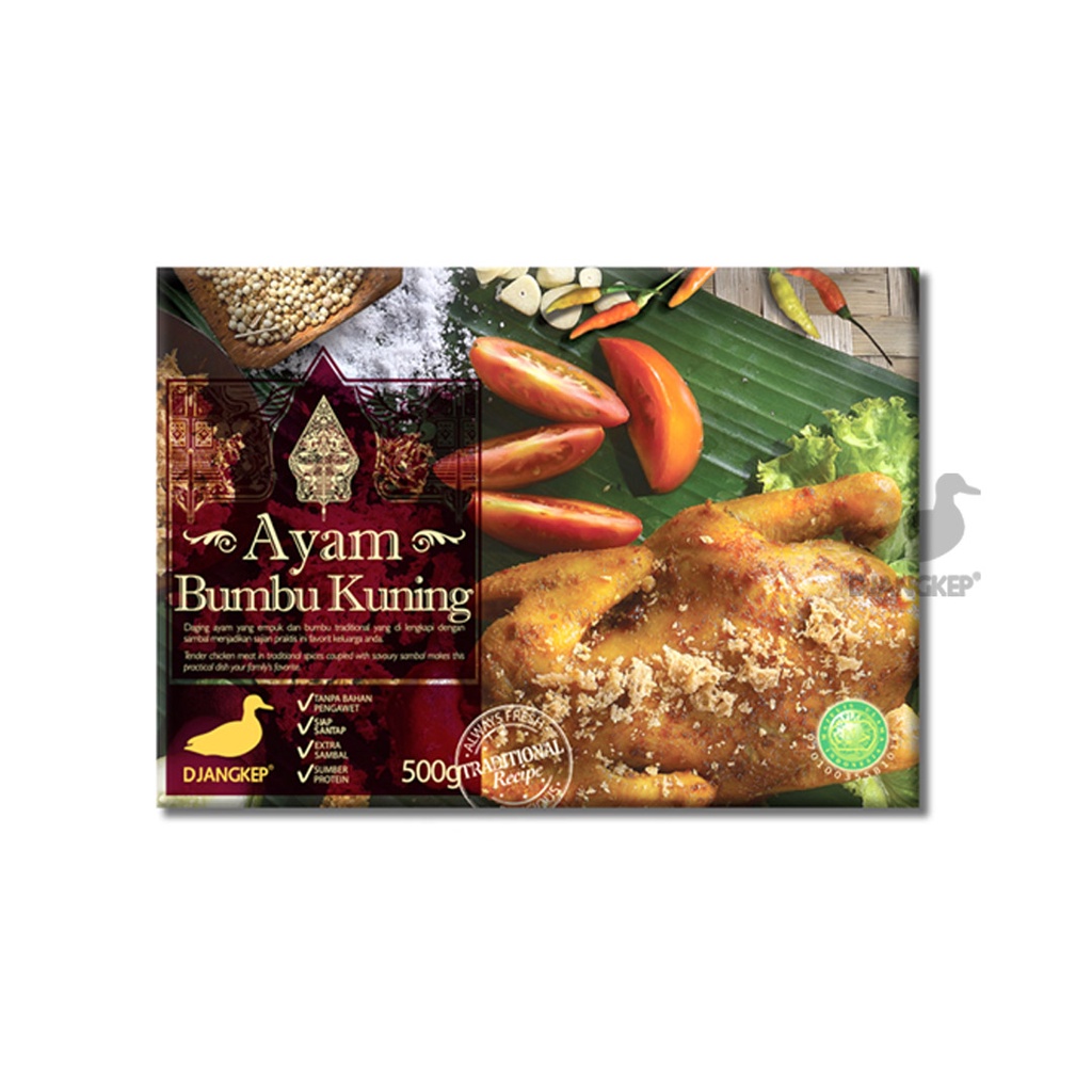 

Djangkep - Ayam Bumbu Kuning Djangkep (1 Ekor)