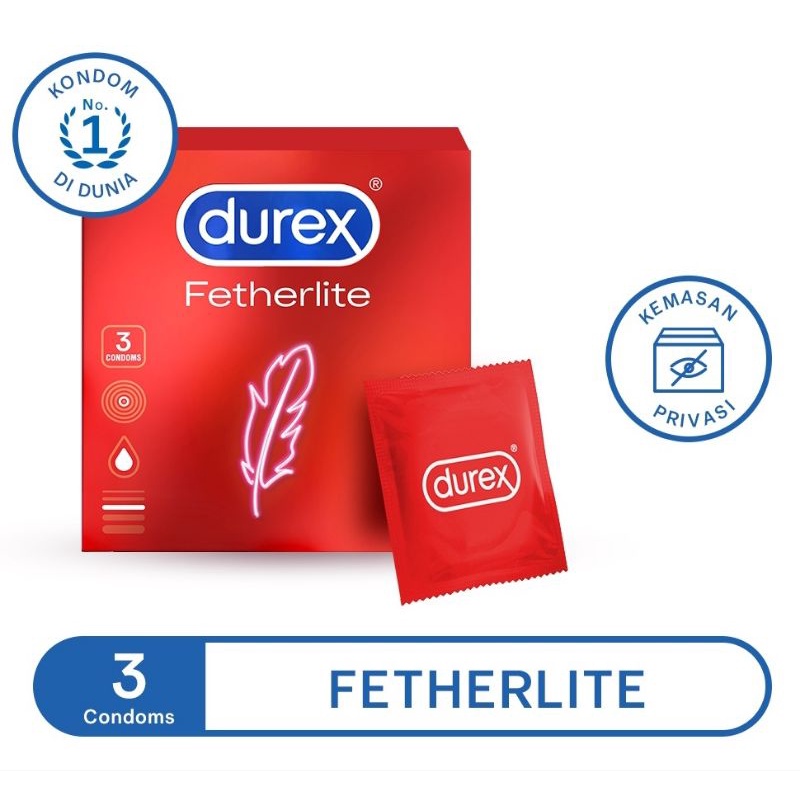 Kondom Durex Fetherlite Isi 3 Pcs