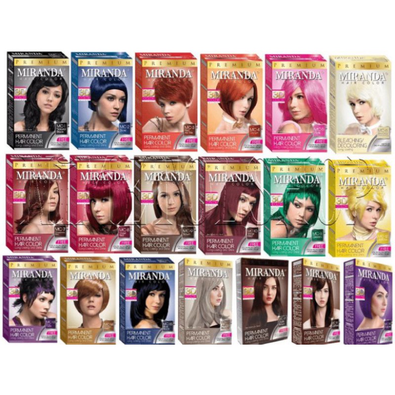 Miranda Cat Rambut Semir Hair Colour Bleaching