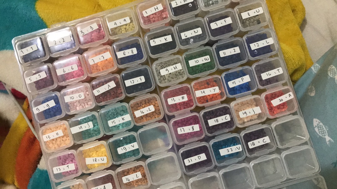 Storage 56 Grids 5d Diy Diamond Painting Drill Box Jewelry Box Rhinestone Storage Box Nail Storage