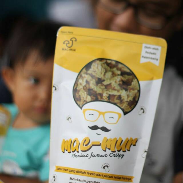 

mac-mur jamris (jamur crispi) oleh oleh khas palembang