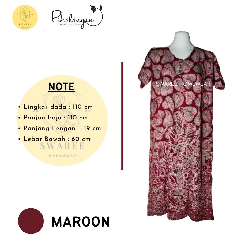 Baju Daster Murah Kekinian Batik Pekalongan Baju Wanita Modern Daster Busui Rayon Batik Wanita