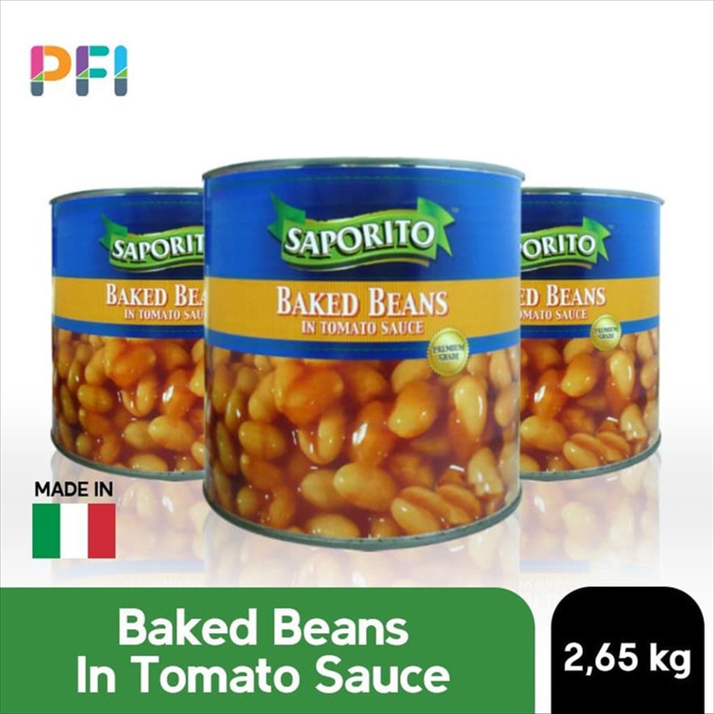 

Saporito Baked Beans In Tomato Sauce 2,5 kg