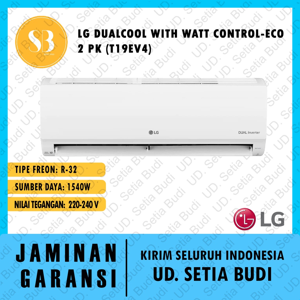 AC Split LG DualCool Inverter T19EV4 2 PK