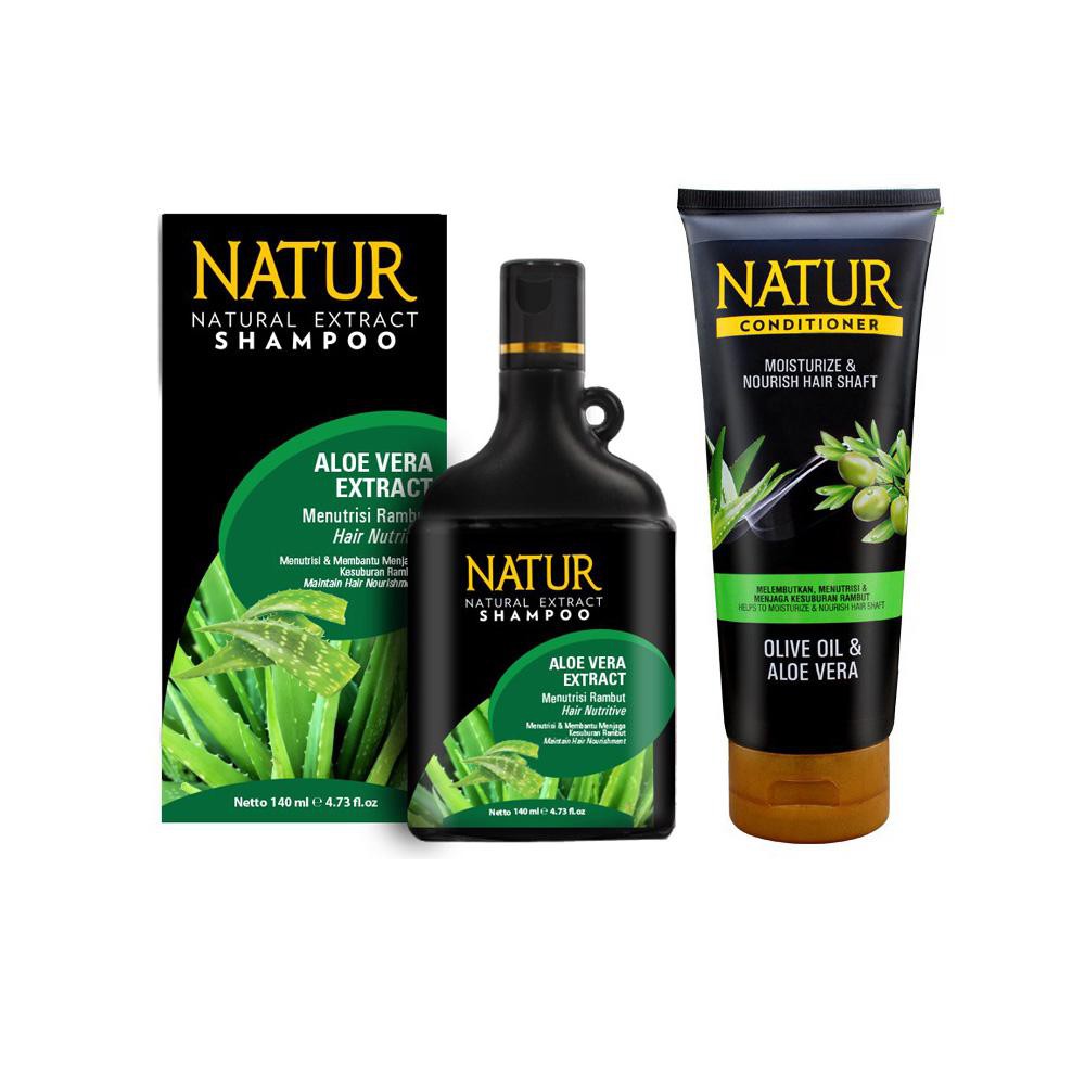 NATUR Shampoo Natural Extract Shampoo Conditioner 80ML 140ML 165ML 270ML by AILIN