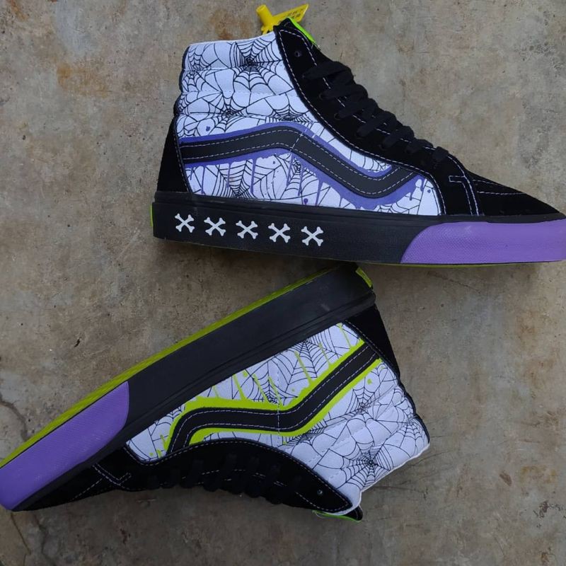 Vans SK8 HI Halloween Black Dewbry Trwht