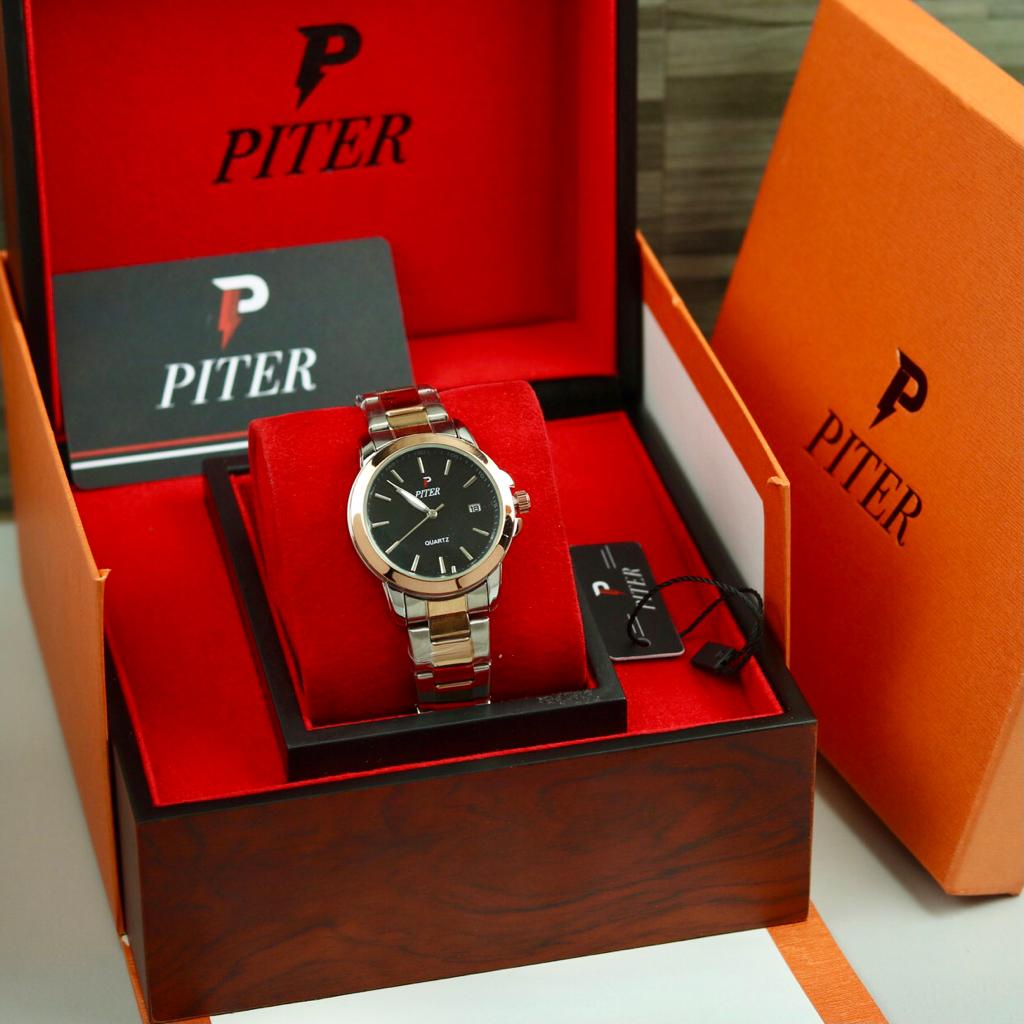 ORIGINAL  Jam tangan wanita PITER Waterresistant + Tanggal aktif ( bisa COD ) 3