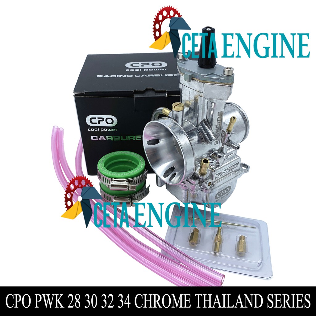 [ BISA COD ] KARBURATOR CPO PWK 24 26 28 30 32 34 BLACK RAVEN CHROME KOTAK KARBU PWK24 PWK26 PWK28 P