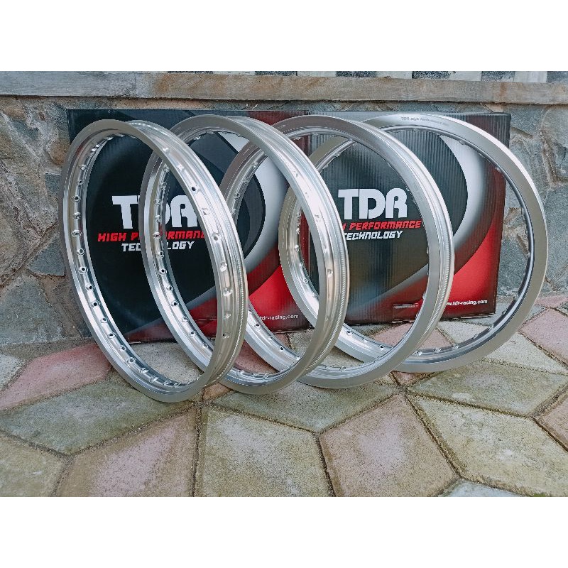 velg TDR ring17 silver glossy size (140)(160)(185)(215)