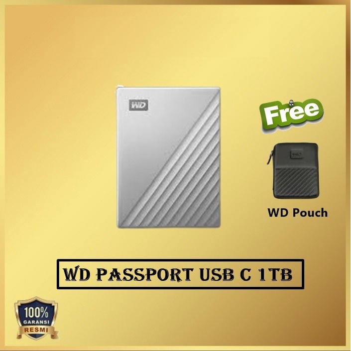 WD MY Passport Ultra USB-C 1TB USB Type C USBC USB C