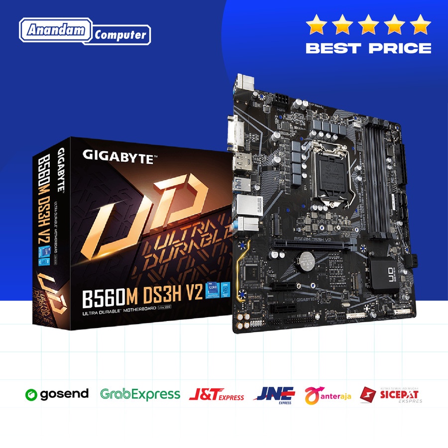 Gigabyte B560M DS3H V2 LGA1200, B560, DDR4, USB3.2, SATA3