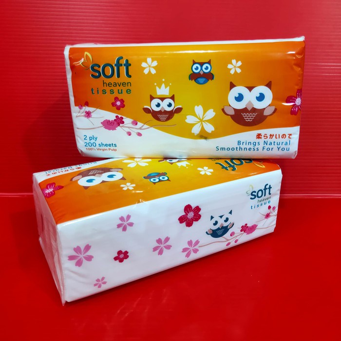 SOFT Tissue Heaven Owl / Sakura 60X200 Sheet