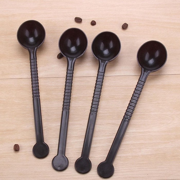 2in1 Panjang sendok takar kopi 10g &amp; adukan Long coffee spoon 2546