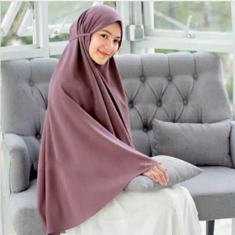 Bergo Maryam Tali Wolfis Tebal Jumbo XL/Hijab Instan/Premium/Terlaris/Termurah