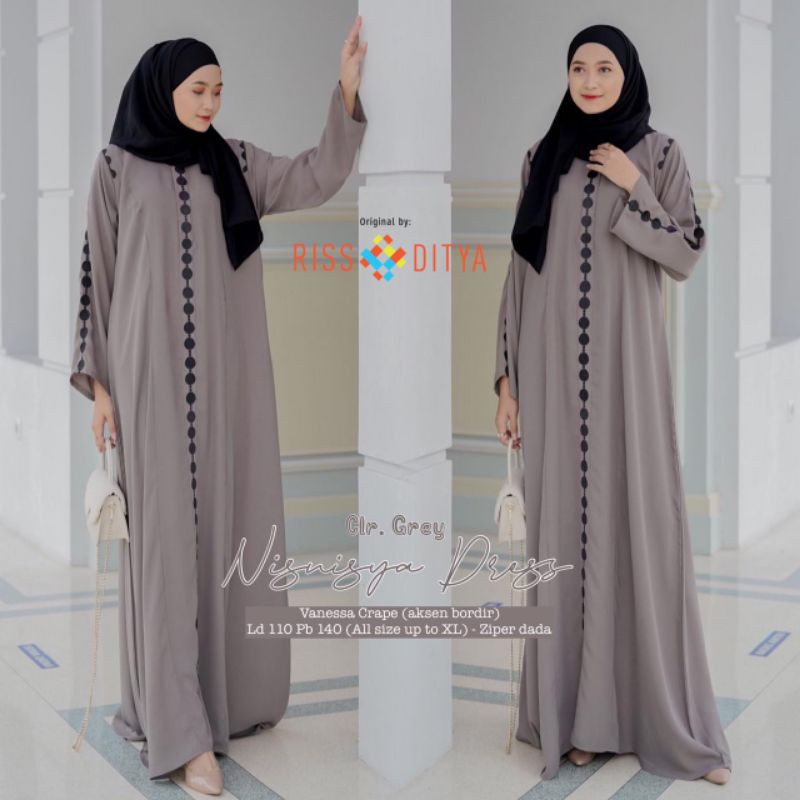 NISNISYA DRESS ORI RISSADITYA (RSD HIJAB)