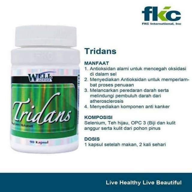 original  tridans vitamin anti-oxidant -FKC-