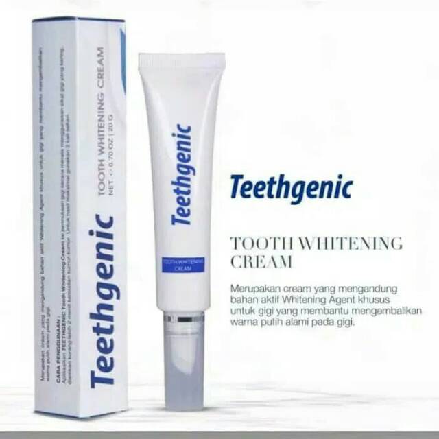 ERTO'S TEETHGENIC TOOTH WHITENING CREAM - ERTOS TOOTH WHITENING CREAM PEMUTIH GIGI