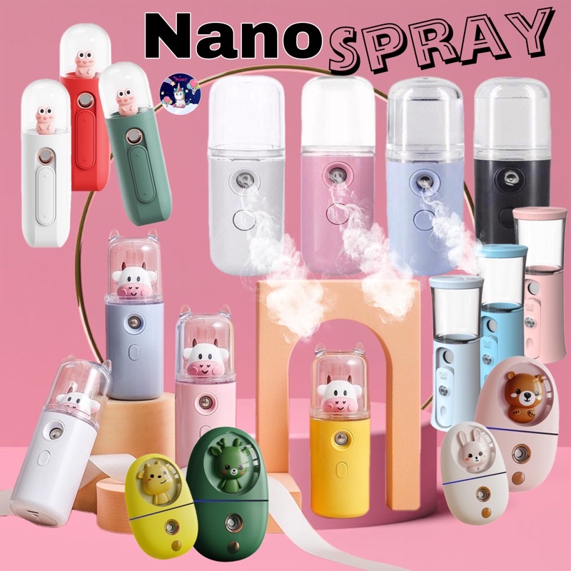 Nano Mist Spray / Difuser Nano Spray / Perawatan Wajah / Facial Humidifier