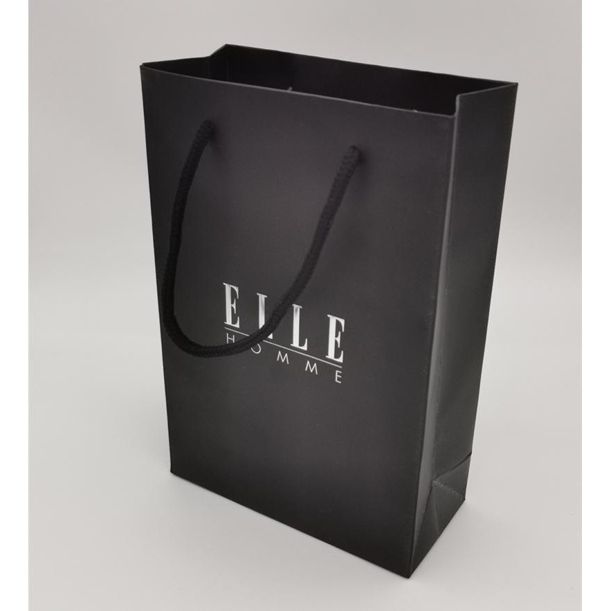 Paper Bag Hitam Polos 19x8x22 cm Paper Bag Kado Souvenir Packaging Olshop Gift Bags Bridesmaid Murah
