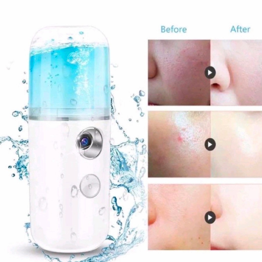 Nano Spray Perawatan Wajah Mini Portable USB Mist Sprayer Pelembab