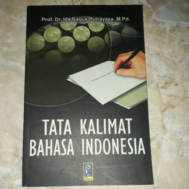 Buku TATA KALIMAT BAHASA INDONESIA