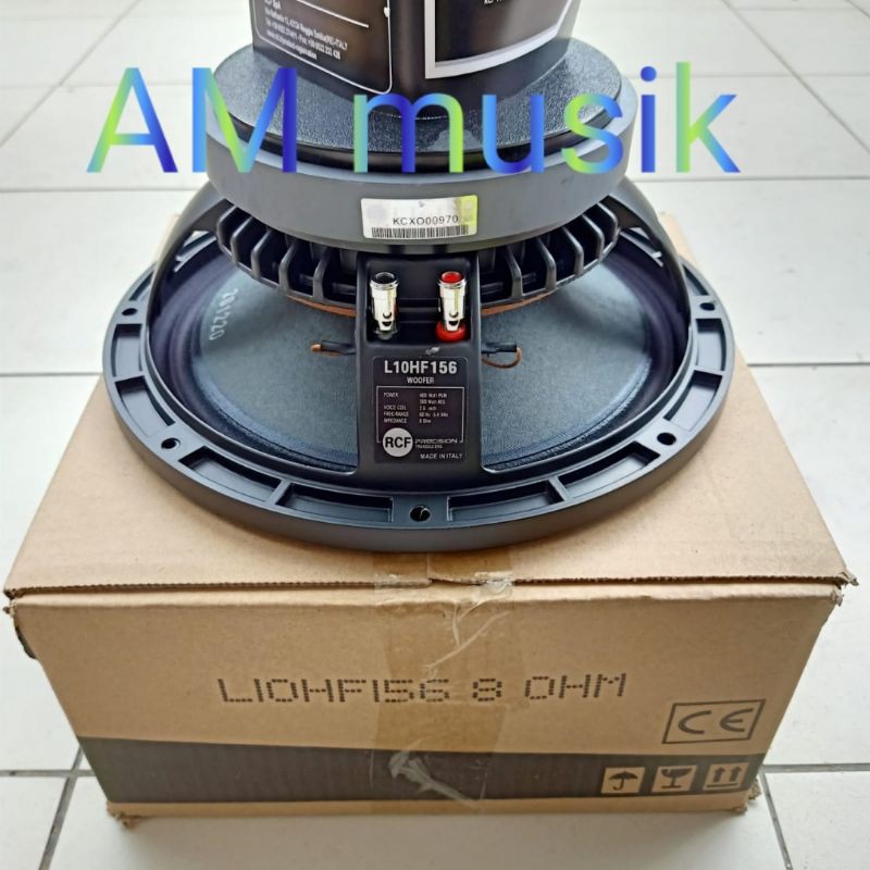 KOMPONEN SPEAKER 10 INCH RCF L10HF156 10 INCH 8 OHM KARAKTER WOOFER 10HF156
