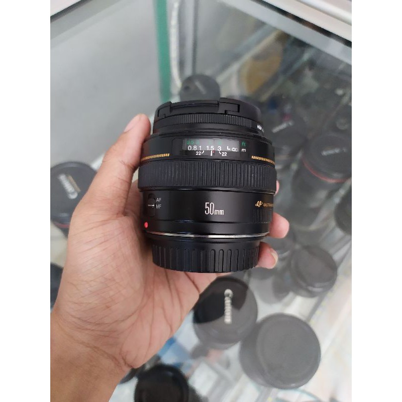 LENSA FIX CANON 50mm F1.4 Usm Murah