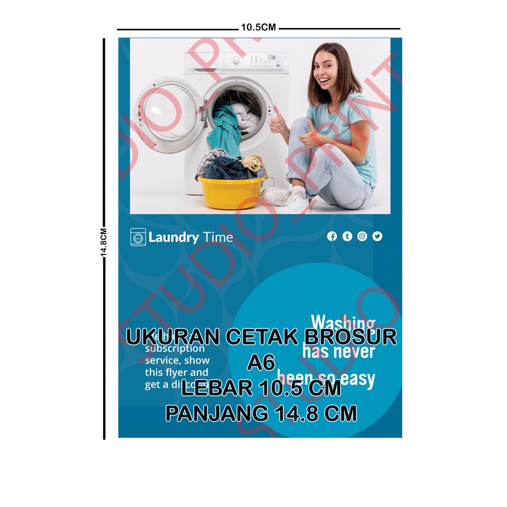 

CETAK BROSUR A6 CETAK FLYER LEAFLET ART PAPER 150 GSM (MIN PEMESANAN 50 LEMBAR)